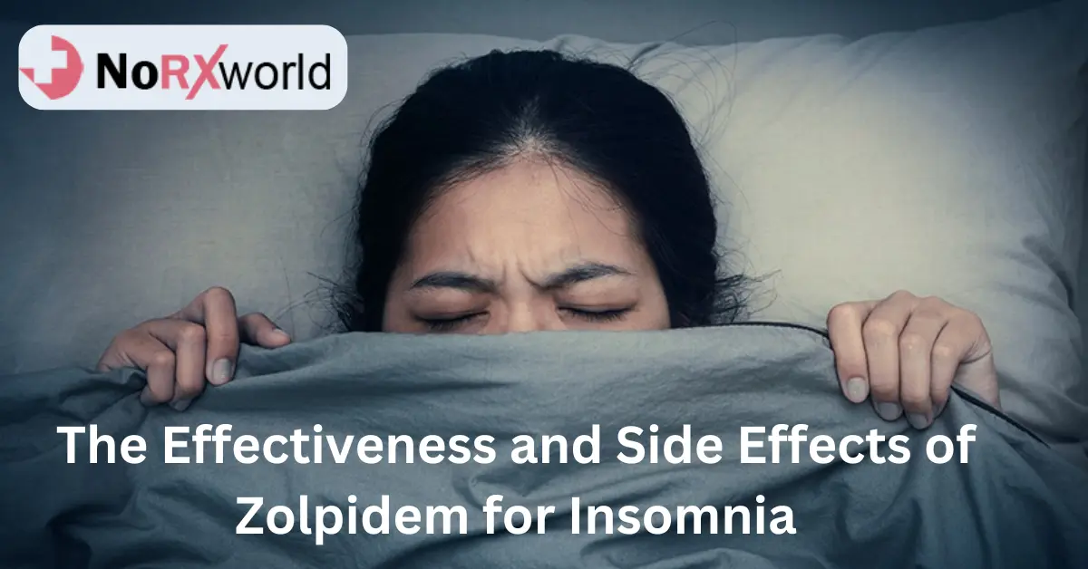The Effectiveness and Side Effects of Zolpidem for Insomnia